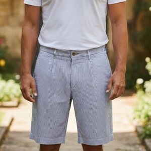 Polo golf Ralph Lauren Men's Striped Blue Shorts size 36